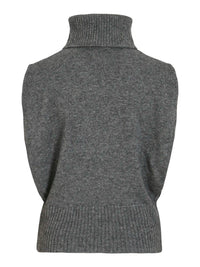 Pull sans manches Rouge by Vila Vicleo Medium Grey Melange