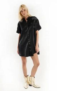 Robe chemise Wild Laora Noir