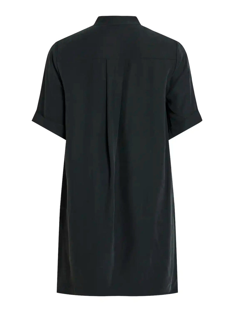 Robe col boutonnée Vila Vigalato Black Beauty