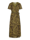 Robe longue Vila Vilyria Gothic Olive