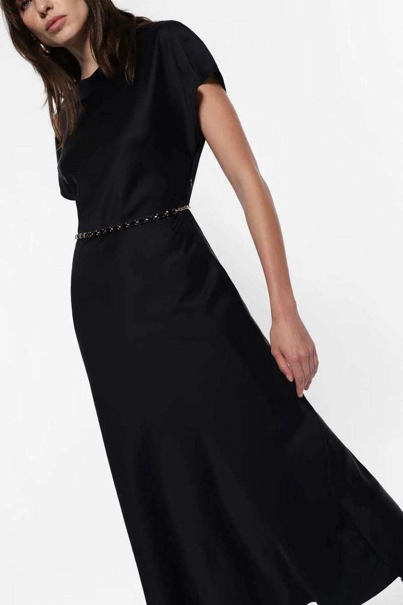 Robe longue Imperial cintrée Nero