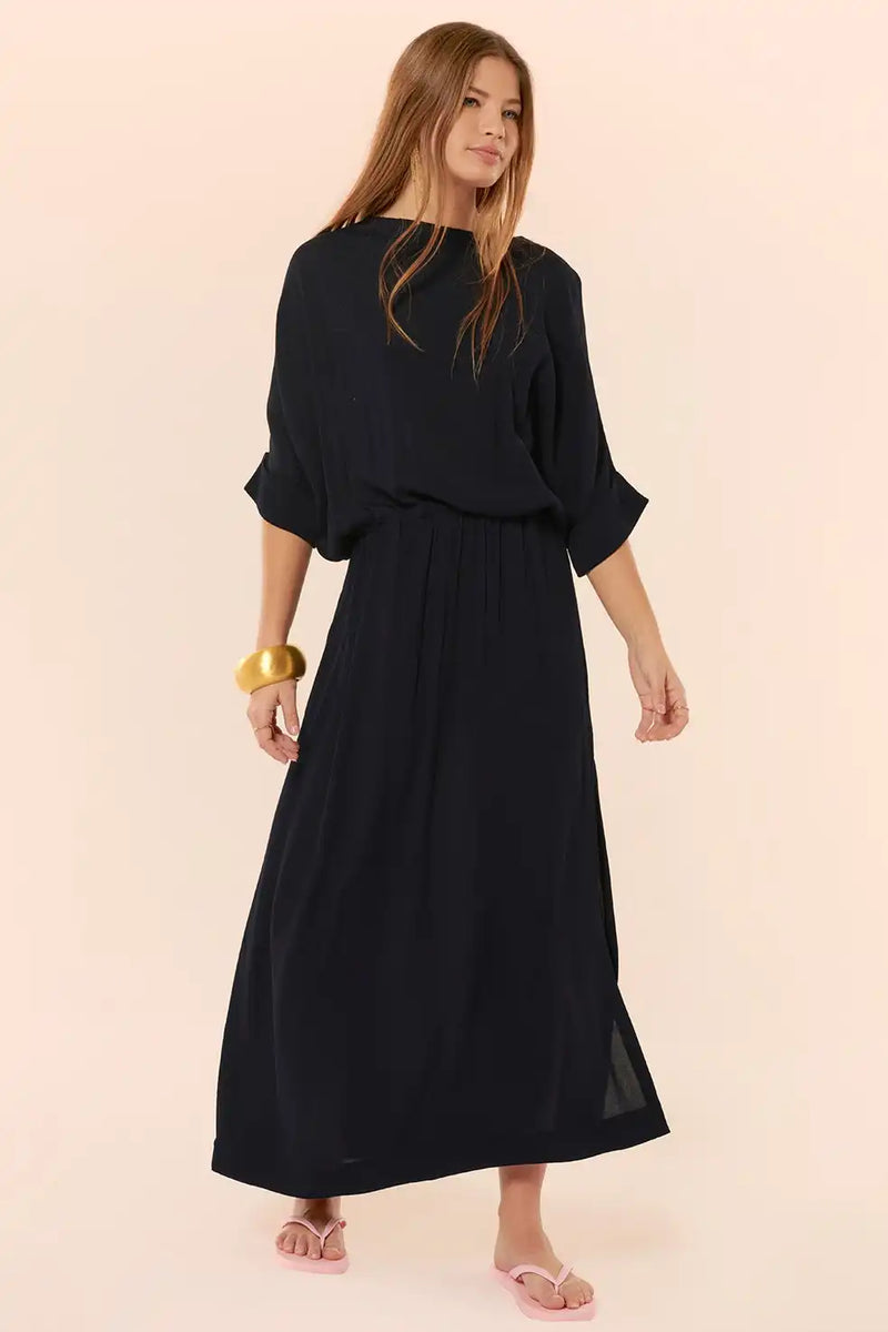 Robe longue Karma Koma Buckley Minuit