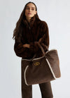 Sac Shopper Liu Jo avec pochette Mocha