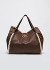 Sac Shopper Liu Jo avec pochette Mocha