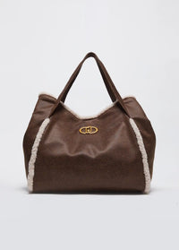 Sac Shopper Liu Jo avec pochette Mocha