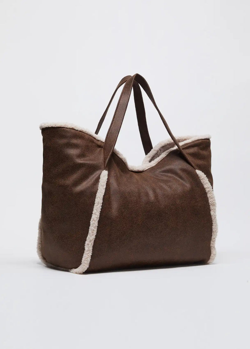 Sac Shopper Liu Jo avec pochette Mocha