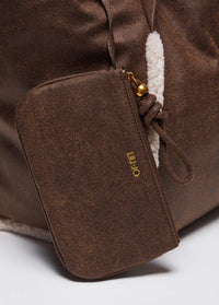 Sac Shopper Liu Jo avec pochette Mocha