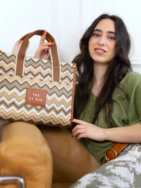 Sac "The It Bag" Zigzag Yuna Camel