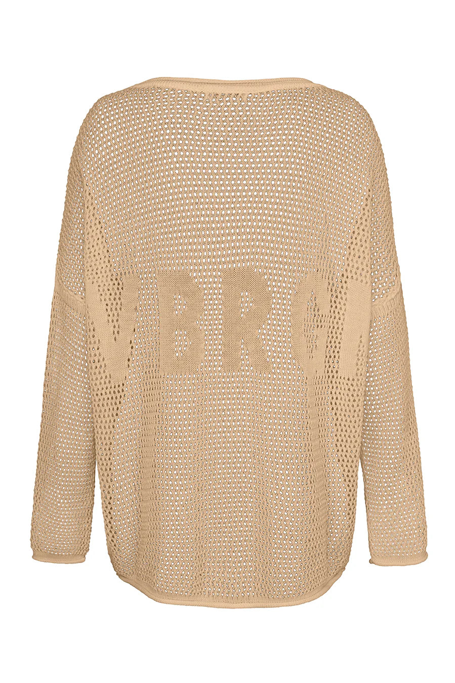 Sweat Liv Bergen crochet "LVBRGN" Sand