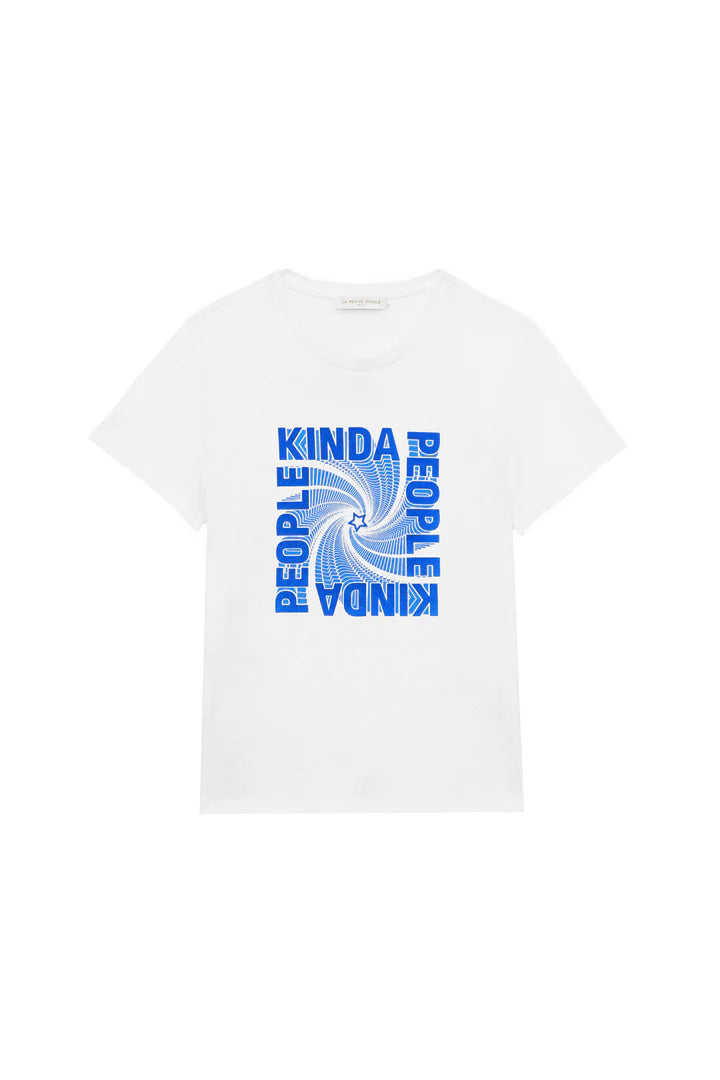 T-shirt La Petite Etoile Tinda Ecru/Bleu