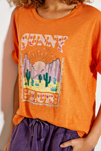 T-shirt Five Sunny Orange