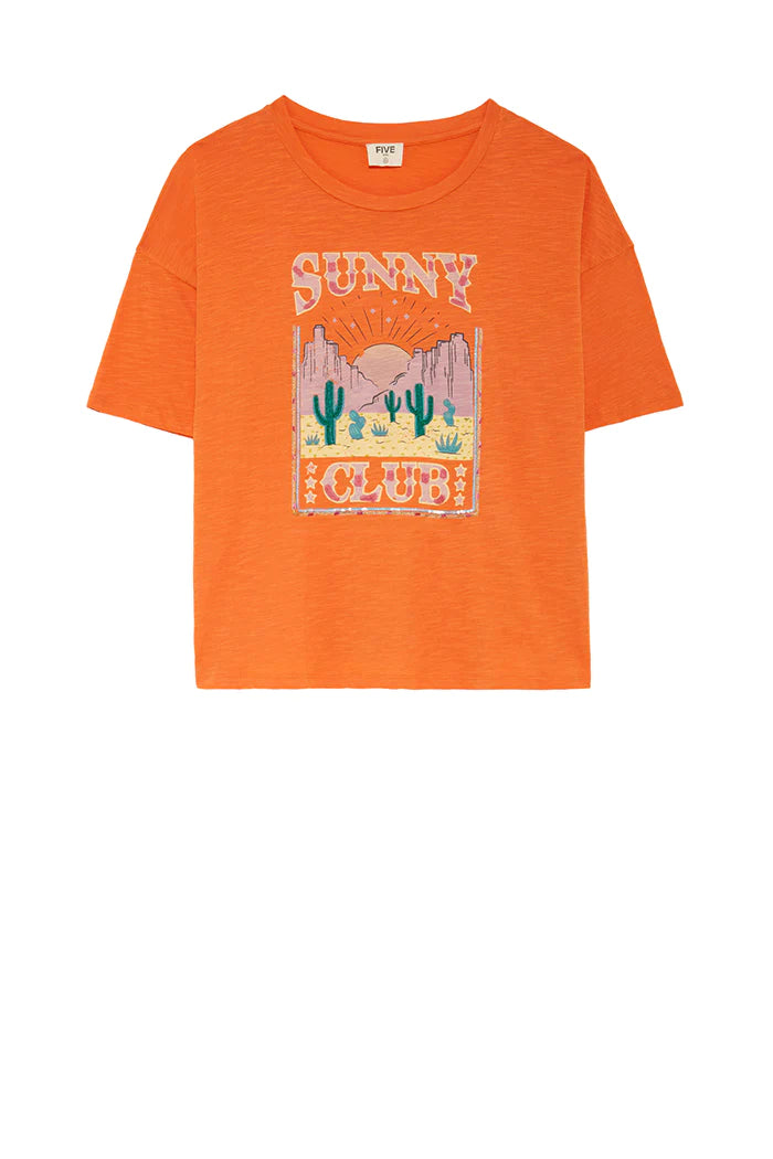 T-shirt Five Sunny Orange