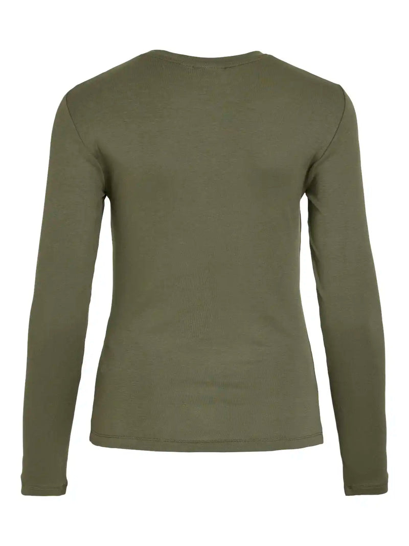 T-Shirt manches longues Vila Vialexia Dusty Olive