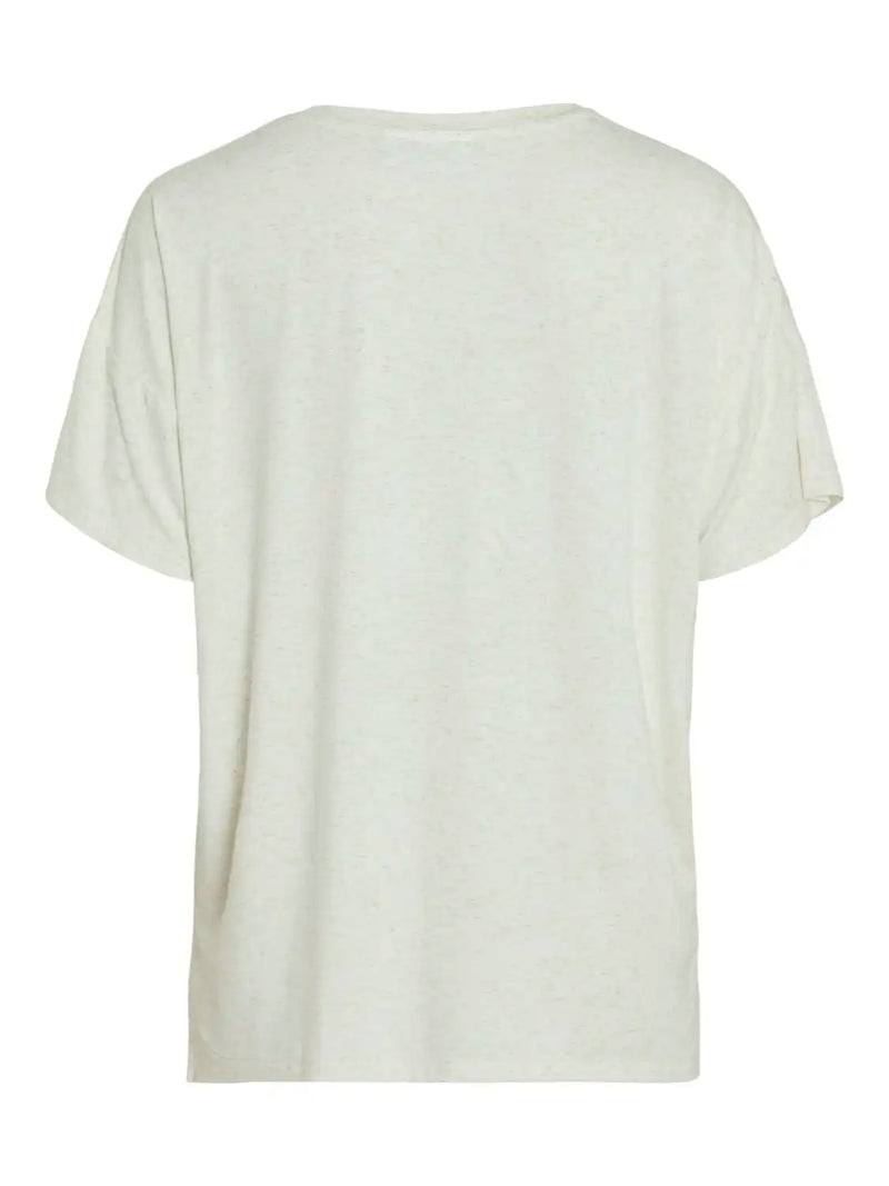 T-Shirt Vila Vinoellas Lurex Birch