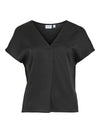 Top Vila Viellette satiné Black