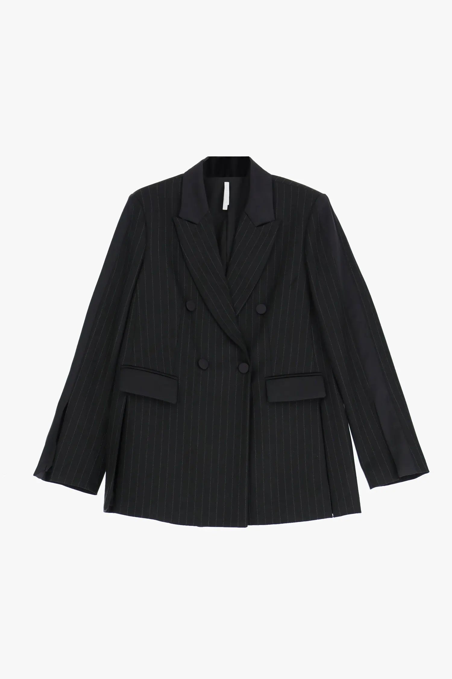 Blazer Imperial croisé à rayures Nero