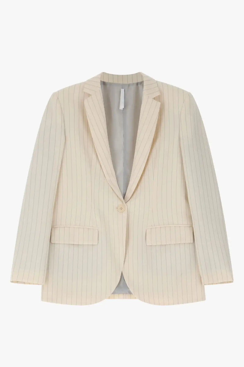 Blazer Imperial un bouton à rayures Panna