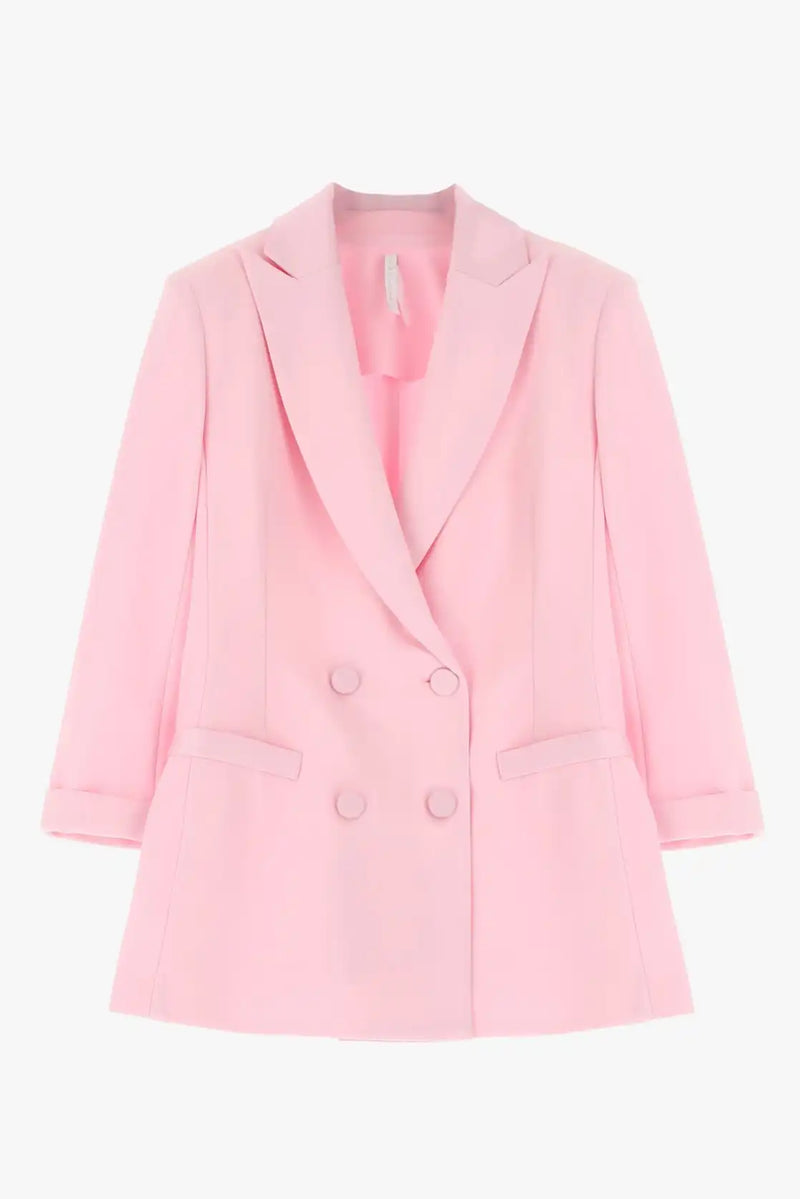 Blazer de smoking Imperial croisé Rosa Confetto