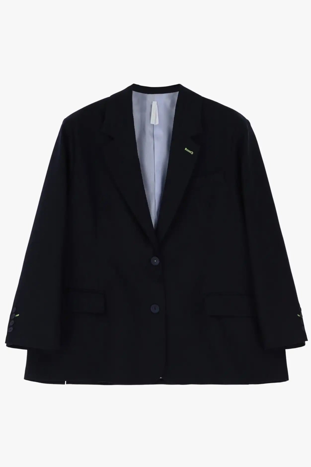 Blazer Oversize Imperial détail fluo Midnight Blue