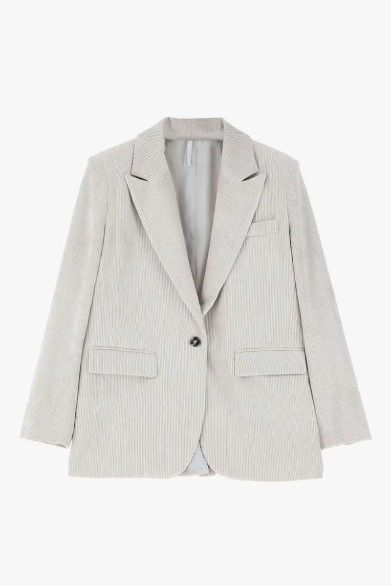 Blazer Imperial Velours côtelé Latte