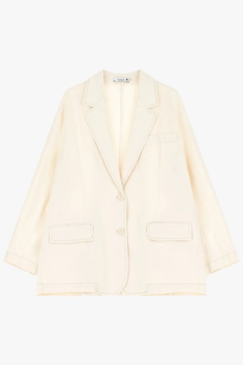 Blazer Oversize Please Panna