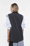 Gilet Imperial Bicolore Grigio Scuro