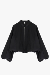 Blouson oversize Imperial bomber Satin Nero