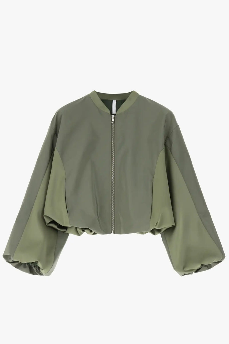 Blouson oversize Imperial bomber Satin Army