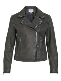 Blouson perfecto Vila Vicara similicuir Black Washed