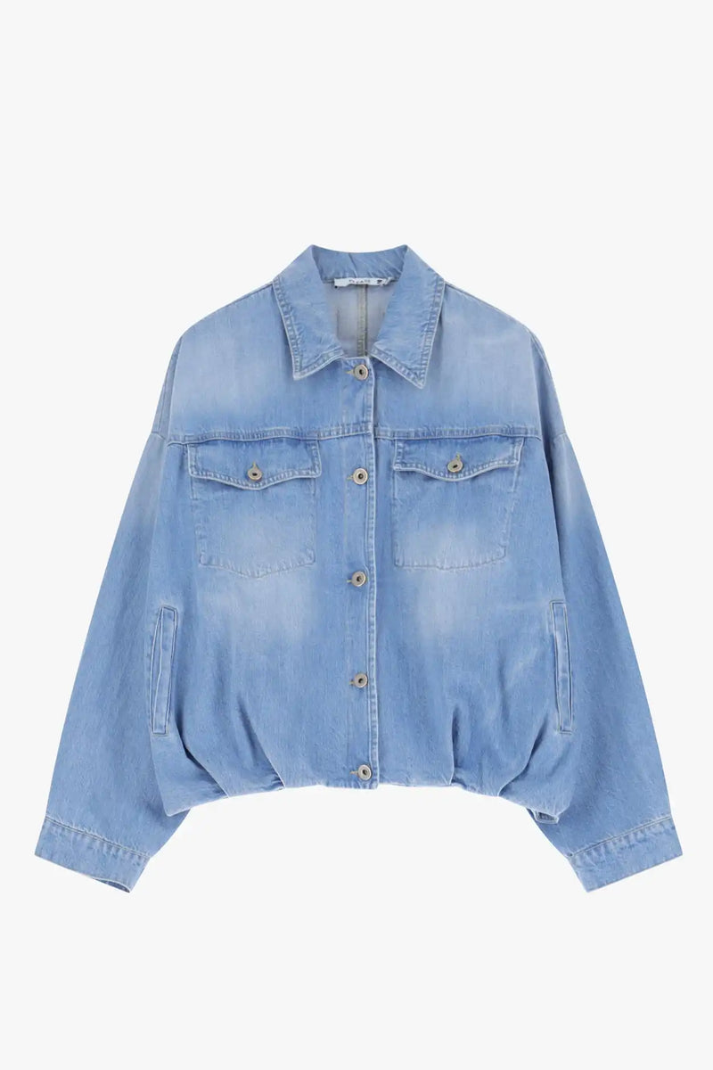 Blouson boutonné Please Blu Denim