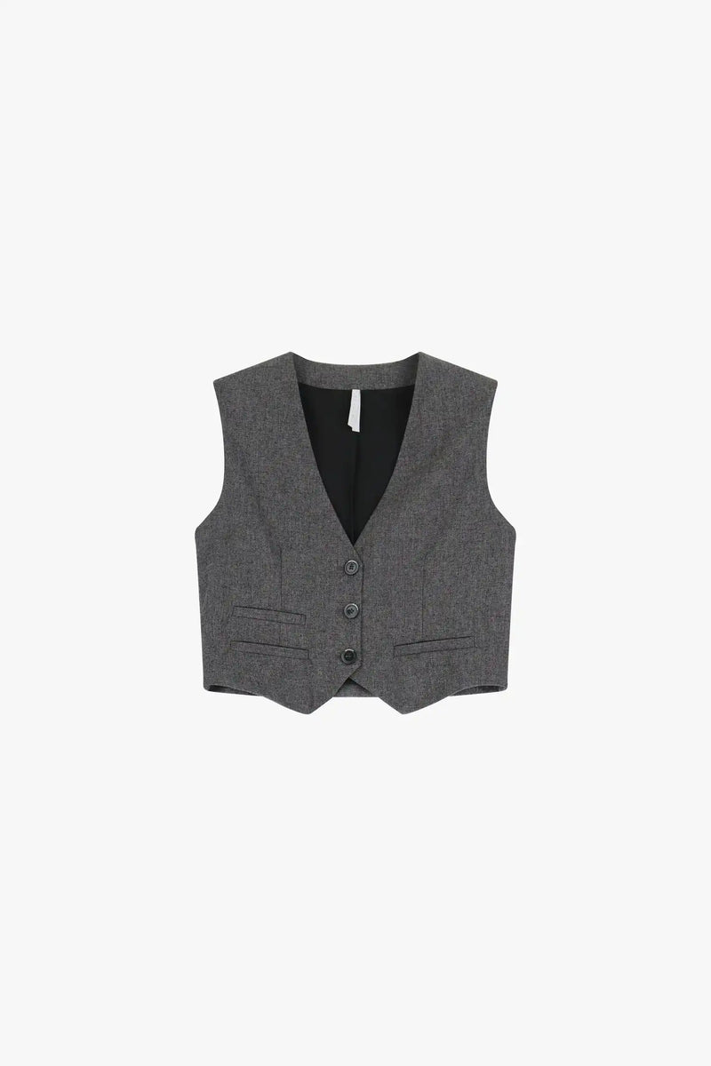 Gilet court Imperial Nero