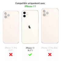 Coque Iphone 11 La Coque Française transparente avec anneaux