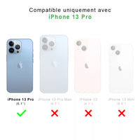 Coque Iphone 13 PRO La Coque Française transparente avec anneaux