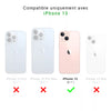 Coque Iphone 13 La Coque Française transparente avec anneaux