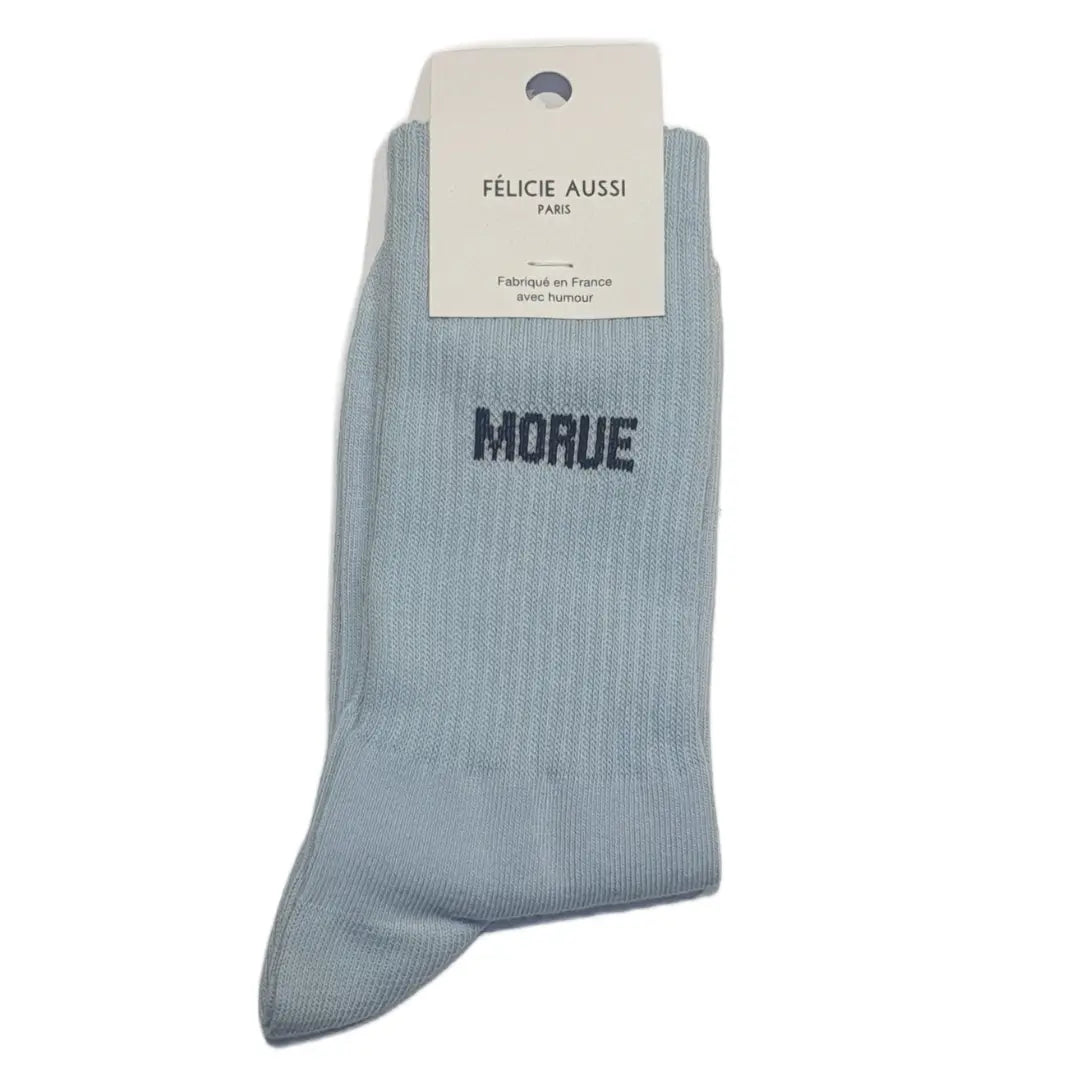 Chaussettes Félicie Aussi Morue Bleu