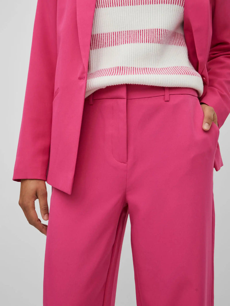 Pantalon Vila Vikamma Pink Yarrow