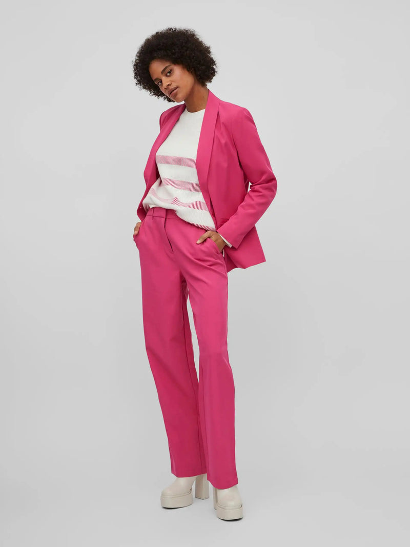 Pantalon Vila Vikamma Pink Yarrow